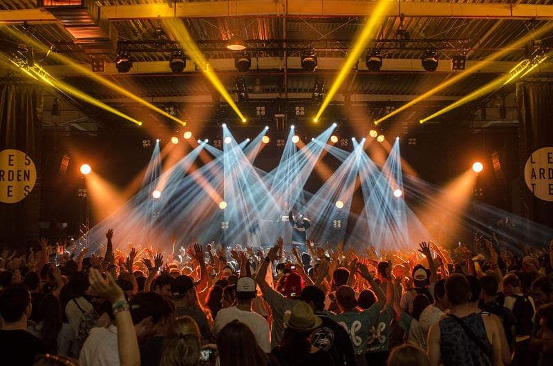 Audience at an event